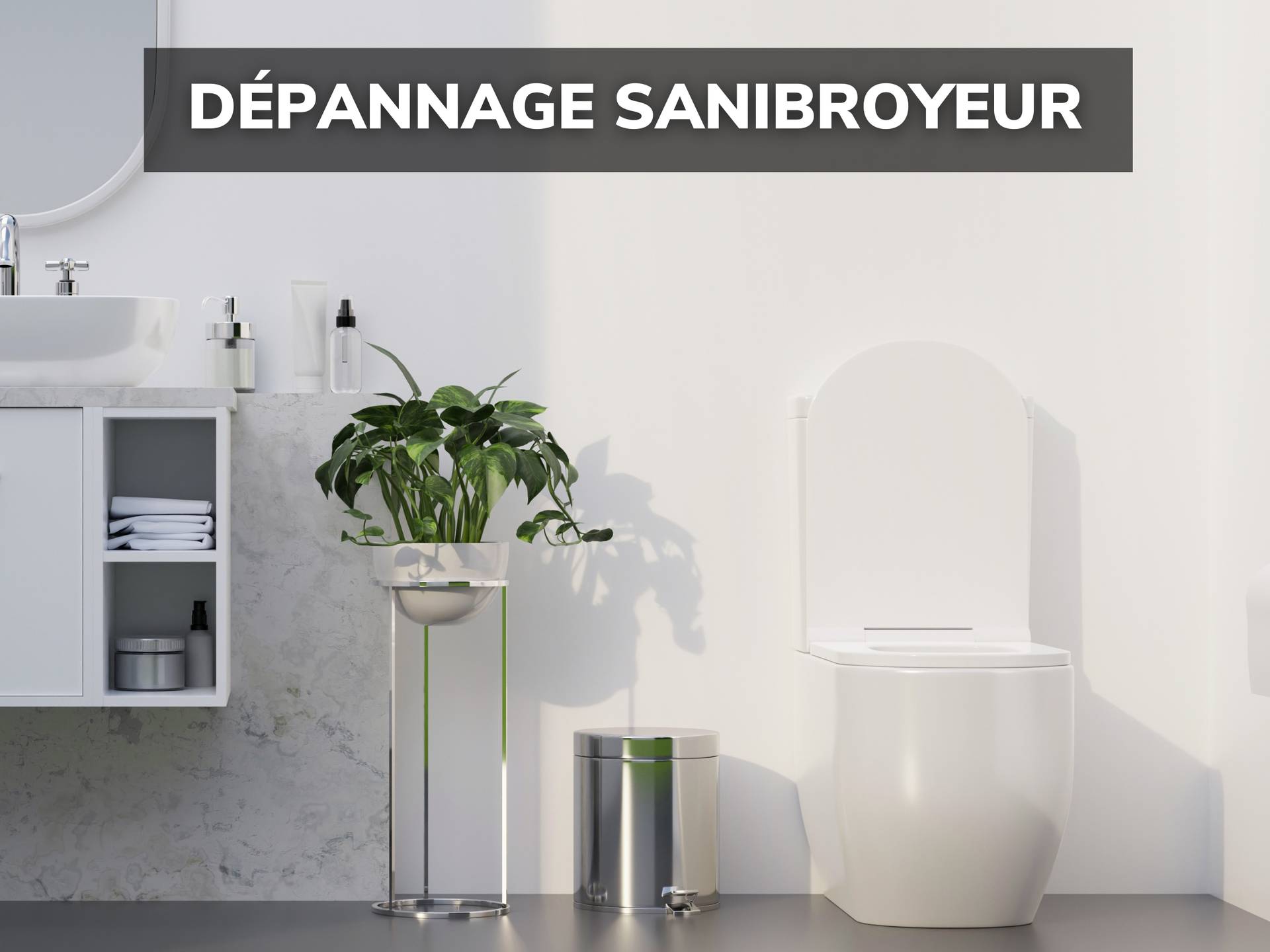 Sanibroyeur défectueux ? Suivez les bons conseils de