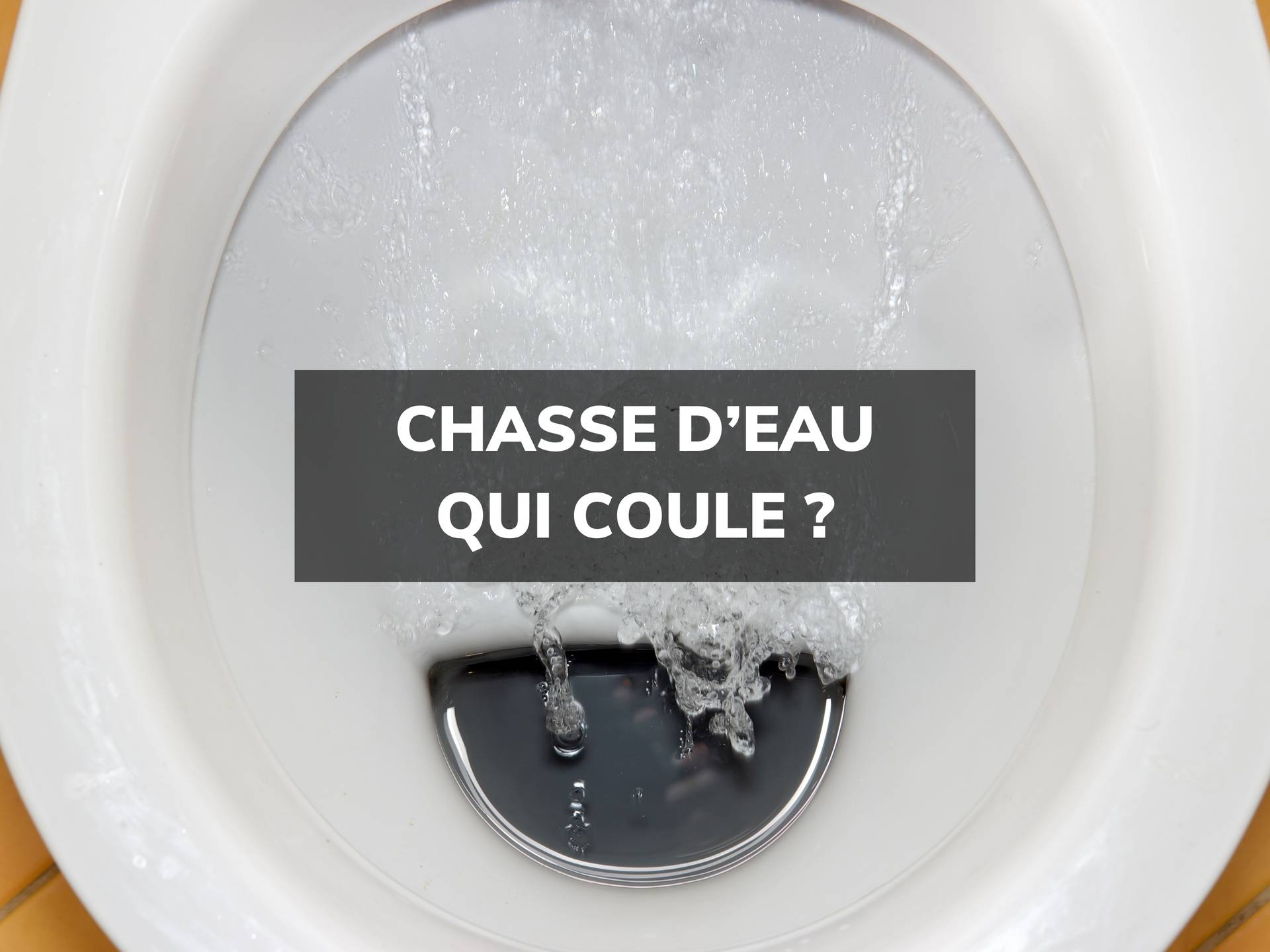 Votre Chasse d'Eau Coule ? Voici Comment y Remédier